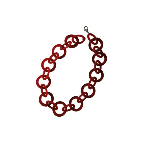 Collana Catena Ovali e Tondi in plexiglass