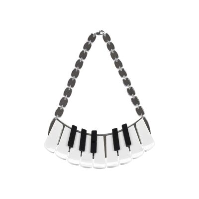 Piano necklace in plexiglass