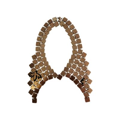 Colletto-Halskette mit Bienen aus Plexiglas
