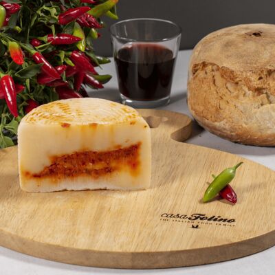 Formaggio Pecorino Calabrese Affresco con 'Nduja