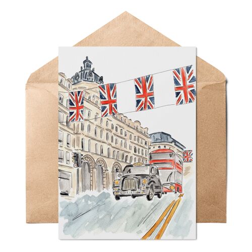 Oxford Street London Greeting Card