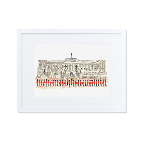 Buckingham Palace London Art Print A4