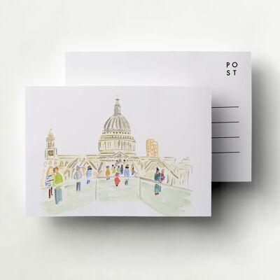 Cartolina di Londra di St Paul