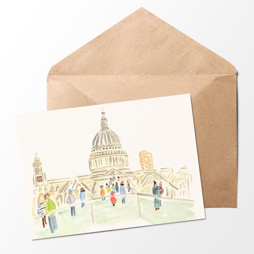 St Paul's London Greeting Card