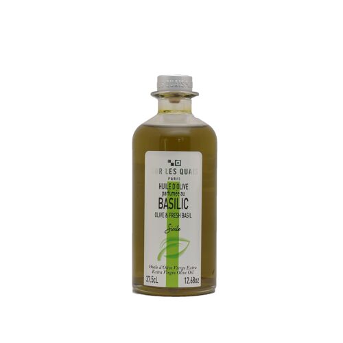 Huile d'olive parfumée au basilic 37.5 cl