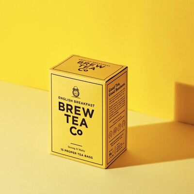 English Breakfast Tea - Fuerte y malteado - 15 Bolsitas de té