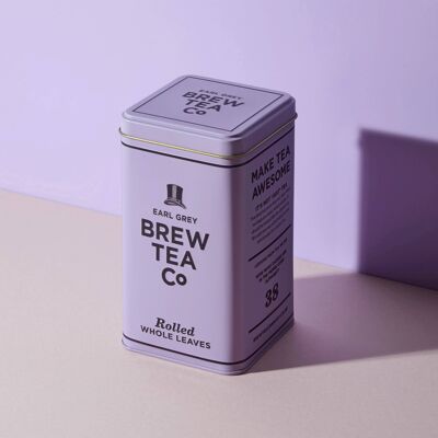 Té Earl Grey en lata - Ligero y fragante - Té de hojas sueltas 150 g