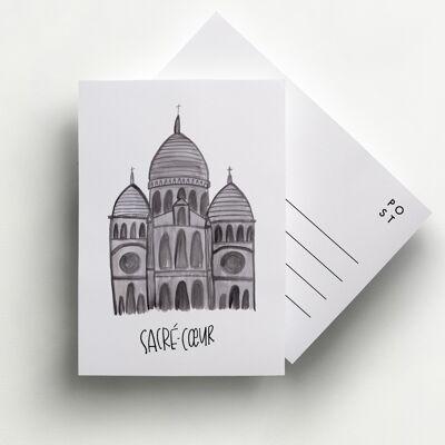 Sacré-Coeur de París Postal