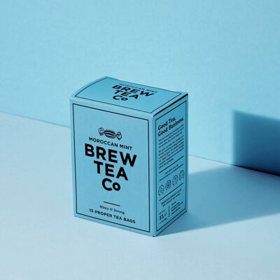 Tè alla menta marocchino - Menta e forte - 15 bustine di tè adeguate