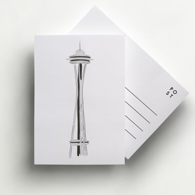 Cartolina di Space Needle Seattle