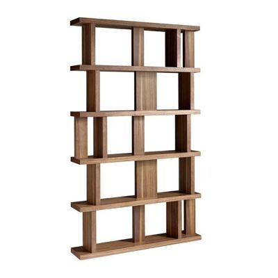 Regal aus nussbaumfurniertem Holz, Modell 3023