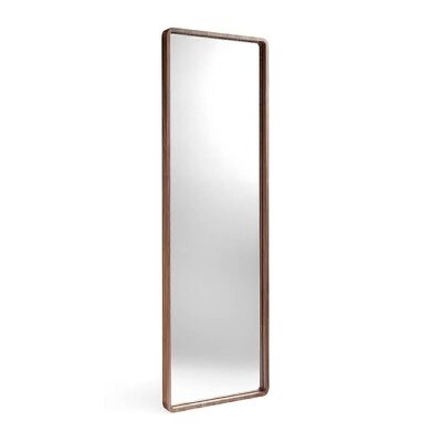 Miroir de pied rectangulaire en noyer modèle 3036