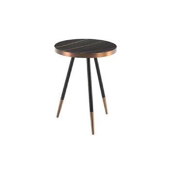 Table à manger ronde extensible en noyer modèle 1081 2