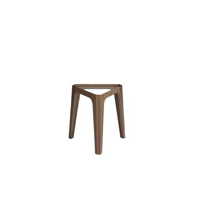 Corner table with walnut structure model 2107