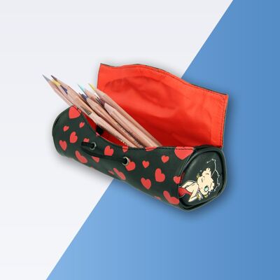 Betty Boop Red Heart Pencil Case