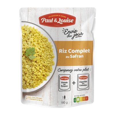 Riz Complet au Safran (180g)