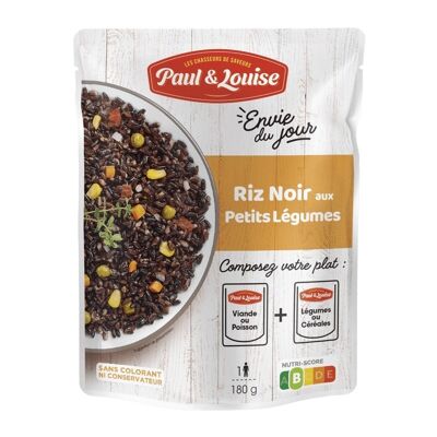 Black Rice with Small Vegetables (180g)
