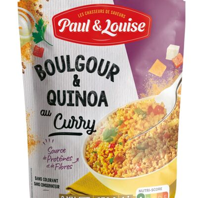 Curry de bulgur y quinoa (250g)