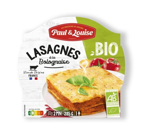 Lasagnes à la bolognaise BIO (285g)