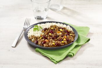 Chili con carne et son riz BIO (285g) 2