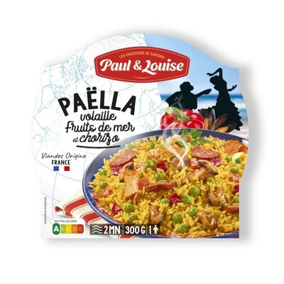 Paella mit Huhn und Meeresfrüchten (300 g)