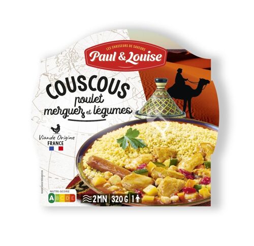 Couscous Poulet, Merguez Et Légumes (300g)