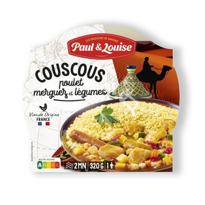 Couscous Chicken, Merguez And Vegetables (300g)