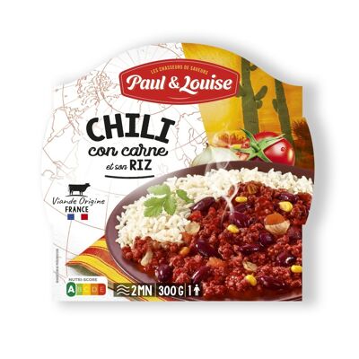 Chili Con Carne And Its Rice (300g)