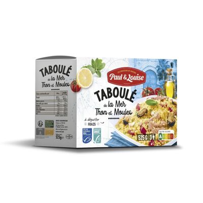 Taboulé De La Mer Au Thon, Moules Et Huile D'olive - Thon MSC Pêche Durable et Moules ASC Aquaculture Responsable  (525g)
 (THON MSC Pêche Durable et MOULES ASC aquaculture responsable)