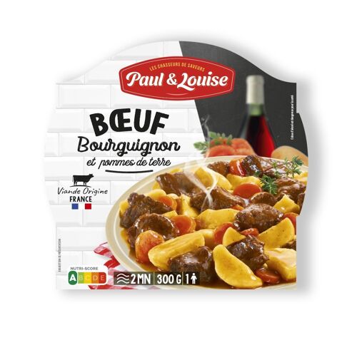Boeuf Bourguignon et ses pommes de terre (300g)
