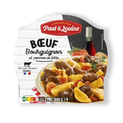 Bourguignon beef and potatoes (300g)