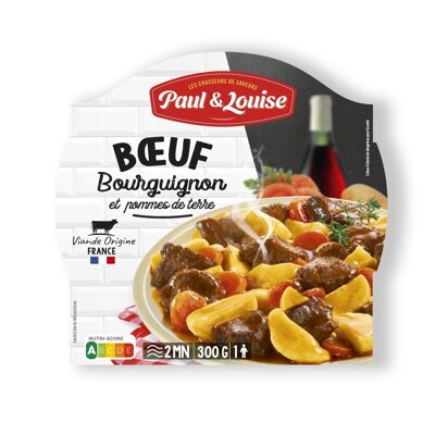 Bourguignon beef and potatoes (300g)