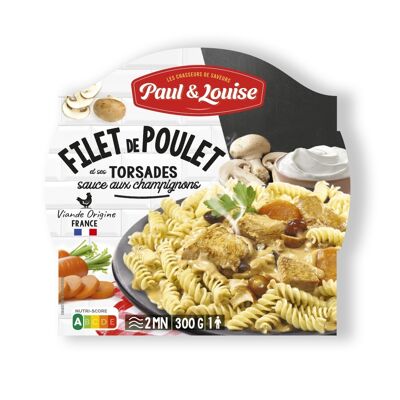 Filetti Di Pollo E Tortis Con Funghi (300g)