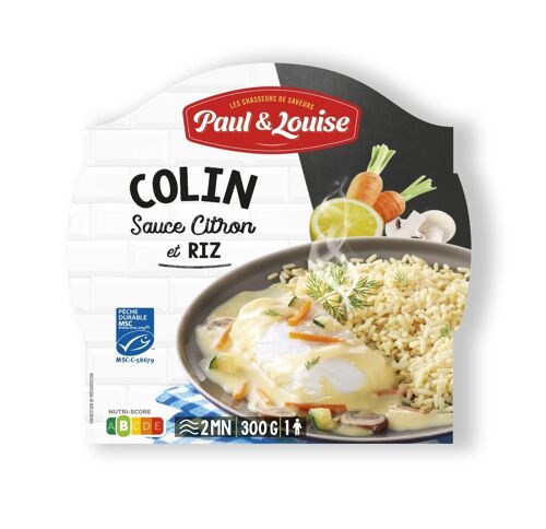 Colin Au Citron Et Son Riz – MSC Pêche Durable (300g)