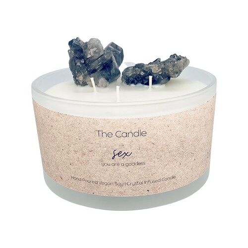 Smokey Quartz Infused SEX Candle | Iriswood + Musks