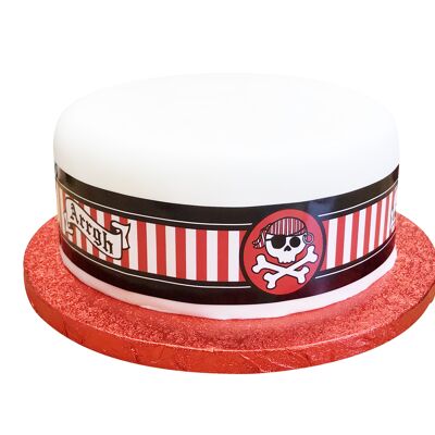 ¡Fiesta pirata! Volante de pastel
