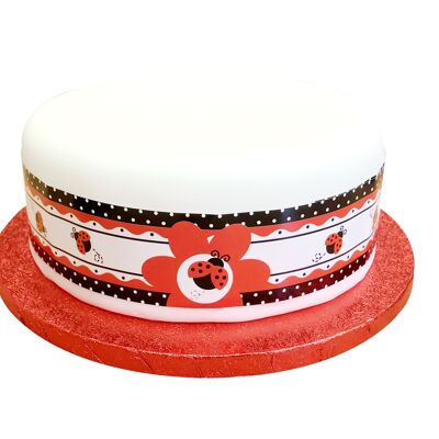 Ladybug Fancy Cake Frill