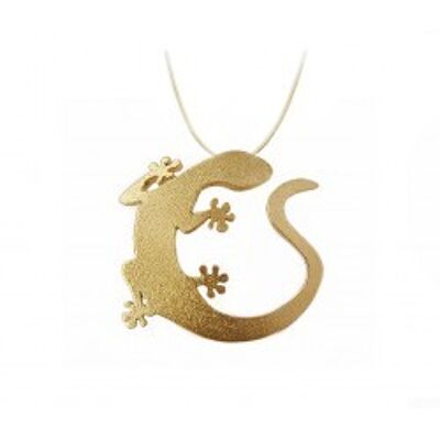 Ibiza Salamander Gold Pendant