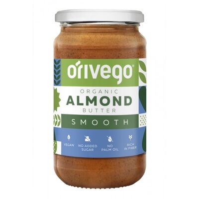 Organic Smooth Almond Butter 340 g
