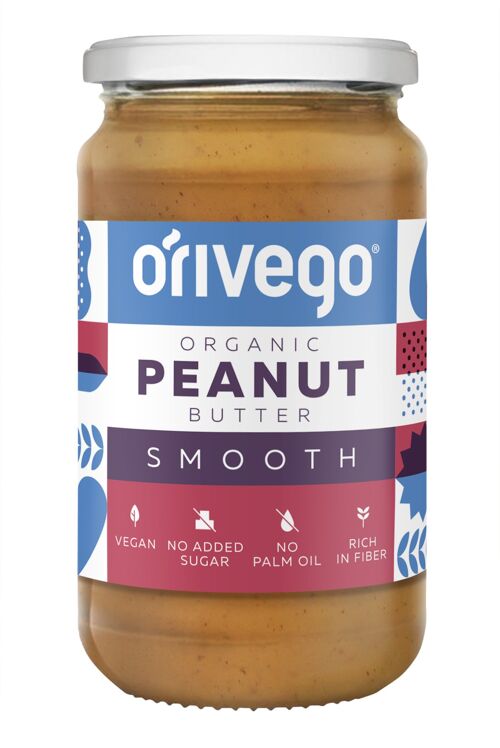 Organic Smooth Peanut Butter 340 g