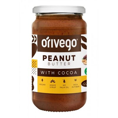 Dessert smooth peanut butter with cocoa, 340g