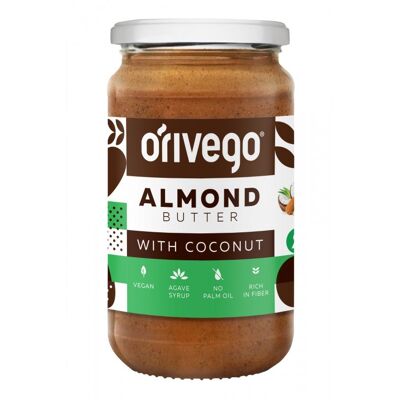 Extra smooth almond butter with coconut, 340g