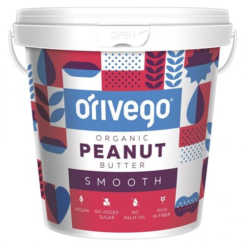 Organic Smooth Peanut Butter 1 kg