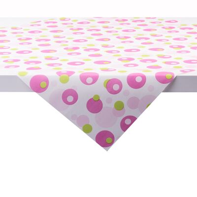 Tablecloth Bubbles in pink-green made of Linclass® Airlaid 80 x 80 cm, 1 piece