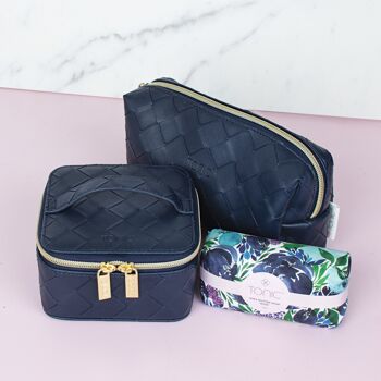 Trousse de toilette large Tonic Woven Navy 3