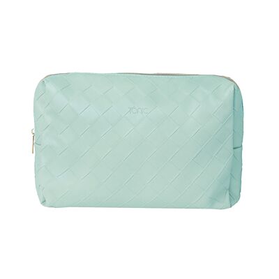 Tonic Woven Teal Large Beauty Bag