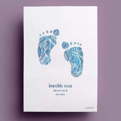 Leanbh Nua Gorm | Nouveau bébé bleu