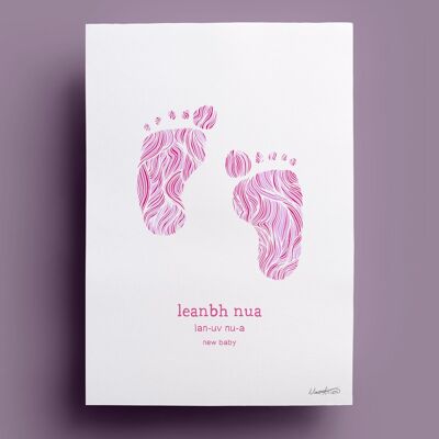 Leanbh Nua Bándearg | New Baby Pink