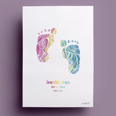 Leanbh Nua Tuar Ceatha | Neuer Baby-Regenbogen