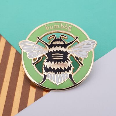 Bumbóg | Bumblebee - Spilla smaltata